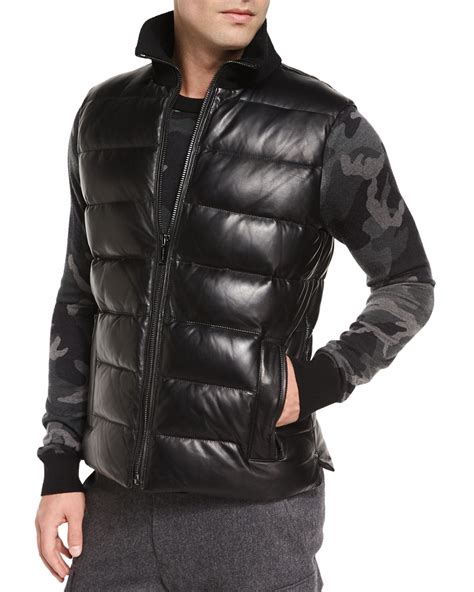 michael kors puffer vest men's.